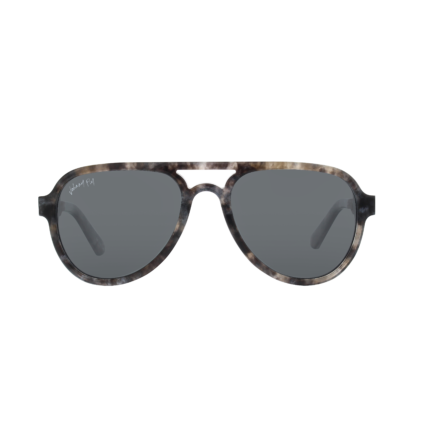 Gafas de Sol Redondas Boho-Chic - Negro Mate